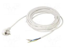 Cable | 3x0.75mm2 | CEE 7/7 (E/F) plug angled,cables | PVC | 10m