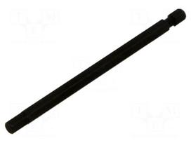 Screwdriver bit | hex key | HEX 4mm | 1/4" | Overall len: 110mm