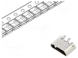 Connector: USB B micro | socket | SMT | PIN: 5 | vertical | USB 2.0 | 1.8A