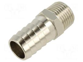 Threaded fitting | connector pipe | nickel plated brass | 20mm