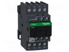 Contactor: 4-pole | NO x4 | Auxiliary contacts: NC + NO | 110VAC | 40A