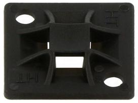 Holder | screw | polyamide,polyamide 6.6 | black | cable ties