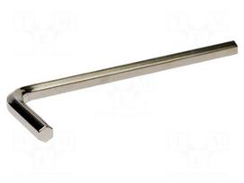 Wrench: hex key | HEX 3mm | Overall len: 66mm | steel