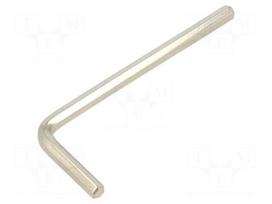 Wrench: hex key | HEX 4mm | Overall len: 74mm | steel
