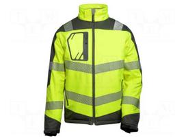 Softshell jacket | Size: XXXL | fluorescent yellow-grey | warning