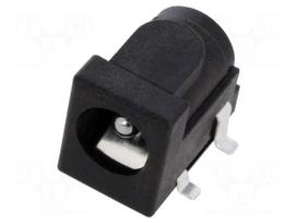 Connector: DC supply | socket | male | 5A | horizontal | on PCBs | SMT