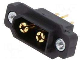 Connector: DC supply | socket | male | XT60 | 1A,30A | 600V | PIN: 3(2+1)
