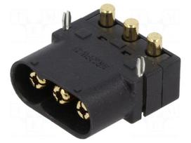 Connector: DC supply | socket | male | MR60 | 35A | 600V | PIN: 3 | on PCBs
