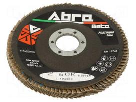 Flap grinding wheels | Ø: 115mm | Granularity: 60 | 22.23mm
