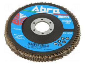 Flap grinding wheels | Ø: 115mm | Granularity: 40 | 22.23mm