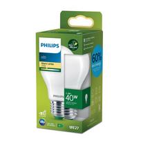 PHILIPS LED stikla 40W A60 E27 2700K matēta ultra energoefektīva spuldze 8720169187535 929003622901