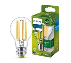 Philips LED Classic 4W (60W) A60 E27 3000K Clear spuldze 840lm 8719514343788