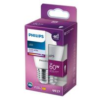PHILIPS LED 60W P48 E27 Auksti balta 4000K matēta spuldze 8719514309722 929002979255