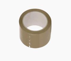 Pakavimo lipni juosta 75mm x 66m, 46mk, hot-melt, ruda