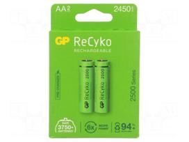 Re-battery: Ni-MH | AA | 1.2V | 2450mAh | ReCyko | blister | Ready2Use