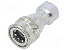 Quick connection coupling | max.280bar | G 1/2" | double-sided
