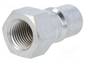 Quick connection coupling | max.280bar | G 3/8" | -40÷100°C | L: 39mm