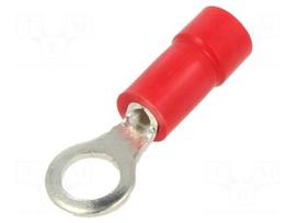 Tip: ring | Hole: #10 | Ø: 5mm | 0.5÷1mm2 | crimped | for cable | insulated
