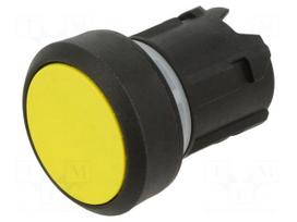 Switch: push-button | 22mm | Stabl.pos: 1 | yellow | IP66,IP67,IP69K