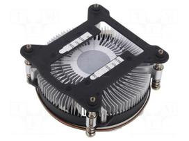 Active heatsink | 12VDC | aluminium | 61.6m3/h | H: 31.8mm | W: 96mm