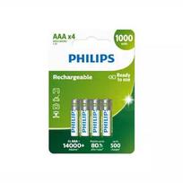 Philips uzlādējamā baterija AAA 1000mah 4gb