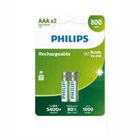 Philips uzlādējamā baterija AAA 800 mAh 2gb