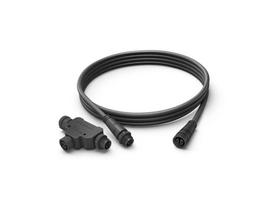 Philips Hue LV dārza kabelis Hue 2.5M + T-part  EU melns 915005935501 8718696176078