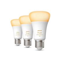 Philips Hue baltie toņi 7W A60 EUR E27 gudrā spuldze 3p 929002477504 8720169258266