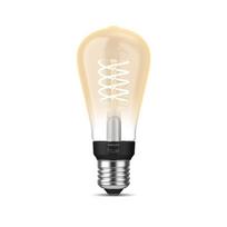 Philips Hue silti balta 7.2W ST64 E27 gudrā spuldze EUR 929003051701 8719514342989