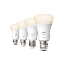 Philips Hue silti balta 9W A60 E27 gudrā spuldze EU 4P 929001821625 8719514319141