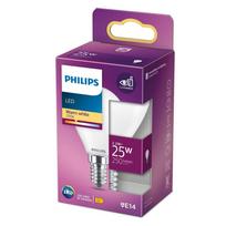 PHILIPS LED stikla 25W P45 E14 Silti balta 2700K matēta spuldze 8718699763411 929001345455