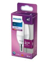 PHILIPS LED 40W B35 E14 Auksti balta 4000K matēta spuldze 8719514309883 929003604055