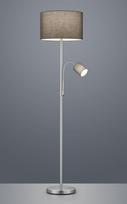 Trio Hotel stāvlampa E27+E14 grey  403900211 4017807433661