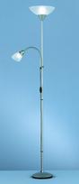 Trio Erzwo stāvlampa uplighter E27 + E14 grey  R4393-87 4017807080537
