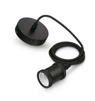 PHILIPS melns vads ar melnu E27 patronu 8718696167762