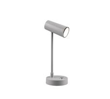 TRIO-Lighting Lenny LED table lamp grey rechargeable gaismeklis
