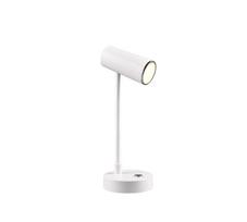 TRIO-Lighting Lenny LED table lamp white rechargeable gaismeklis