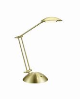 Calcio galda lampa LED 6 W matēts misiņš