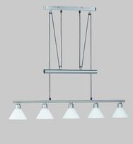 Trio Stamina piekarama lampa 5-pc E14 white brushed steel 3751051-07 4017807169027
