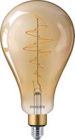 PHILIPS LED stikla-giant 40W E27 A160 zelta dimmējama spuldze RETRO vintage 8719514313767 929002983501