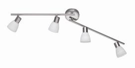 Carico Prožektora gaismeklis 4-gb LED G9 4x3,5 W dzelzs