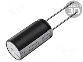 Capacitor: electrolytic | low ESR | THT | 820uF | 6.3VDC | Ø8x15mm | ±20%