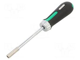 Screwdriver: screwdriver handle | with ratchet | 1/4"