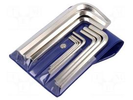 Wrench: hex key-set | steel | 10pcs.