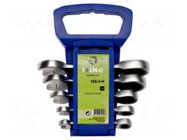Wrench: combination spanner-set | rattle | 5pcs.