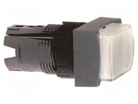 Switch: push-button | 16mm | Stabl.pos: 1 | white | ZB6Z | Harmony XB6