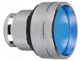 Switch: push-button | 22mm | Stabl.pos: 1 | blue | none | IP66 | concave