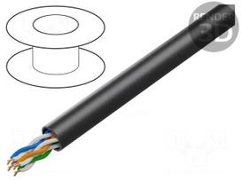 Wire | U/UTP | 4x2x24AWG | industrial Ethernet,outdoor | Cat 5e | wire