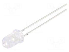 LED | UV | 30° | 20mA | 114mW | λd: 370÷380nm | 3÷3.8VDC | THT | Front: convex