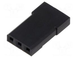 Connector: wire-wire/PCB | plug | male,female | PIN: 3 | crimped | 3A